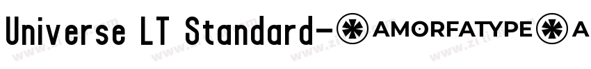 Universe LT Standard字体转换